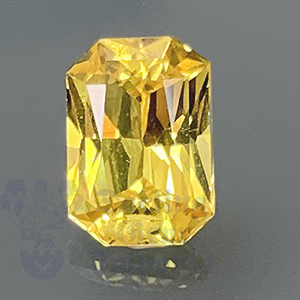 Sapphire 1.15ct Emerald Cut 7x5 Yellow YS080