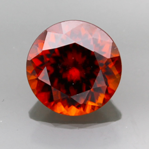 Zircon 2.78ct Round 8 Red BOS206