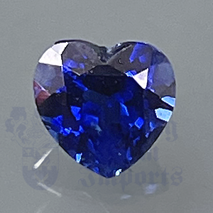Sapphire .64ct Heart 5.1 SA322