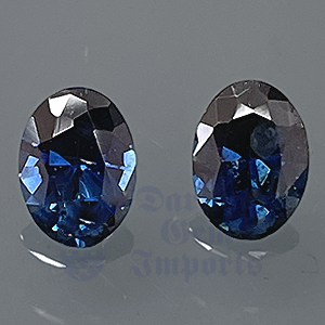 Sapphire 0.83ct Oval 5.5x4 (pair) SA328