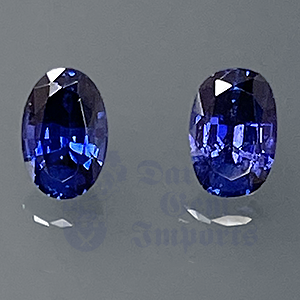 Sapphire 0.93ct Oval 5.5x3.5 Pair SA332