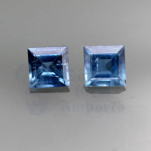 Sapphire 1.36ct Square 4.8 (pair) SA339
