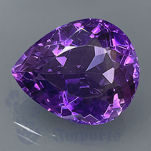 Amethyst 17.95ct Pear 19.4x16 AM031