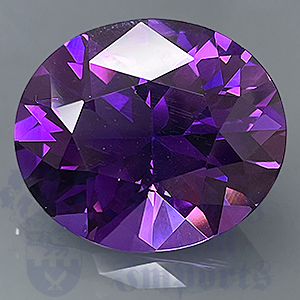 Amethyst 24.75ct Oval 22x19 AM043