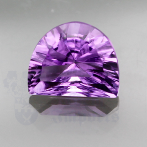 Amethyst 2.69ct Half Moon 10x8 AM049