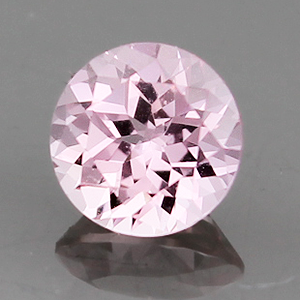 Lab Sapphire 7mm Round Peach BOS329