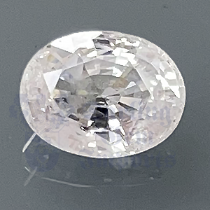 Sapphire 1.94ct Oval 8x6.2 White WSA009