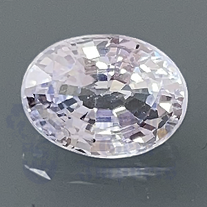 Sapphire 1.63ct Oval 7.7x5.8 White WSA010