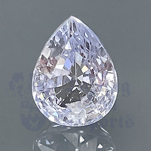 Sapphire 1.51ct Pear 7.9x6 White WSA017