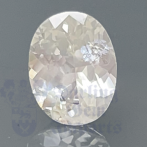 Sapphire 1.36ct Oval 7.9x6 White WSA018