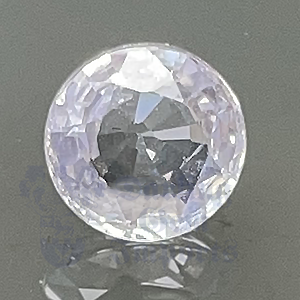 Sapphire .81ct Round 5.5 White WSA019
