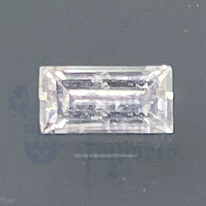 Sapphire .26ct Baguette 5.1x2.5 White WSA023