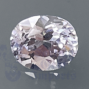 Sapphire 1.03ct Oval 6.4x5.3 White WSA036