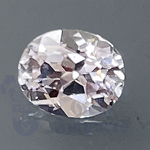 Sapphire .87ct Oval 6x5 White WSA037