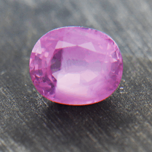 Sapphire 1.34ct Oval 6.9x5.7 "Opalescent" Pink BOS104