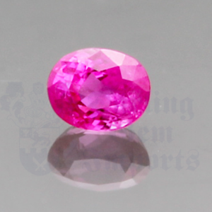 Sapphire .75ct Oval 5.5x4.5 Pink PKS089