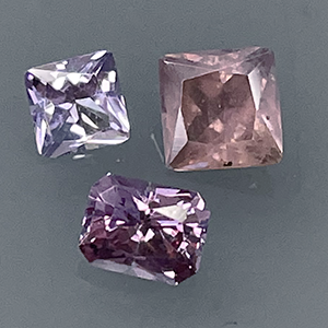 Sapphire 1.06ct Various Princess 2pc Lot (Montana) BOS157