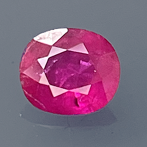 Ruby .97ct Cushion 6.5x5.5 BOS054