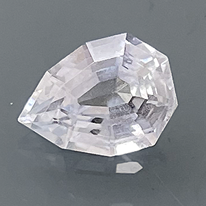 SAPPHIRE 1.30ct Fancy-Pear 7.9x5.9 White (NH) BOS408
