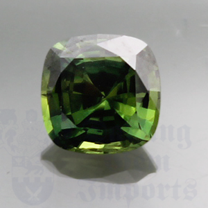 SAPPHIRE 1.52ct Cushion 6.5 Green GRS017