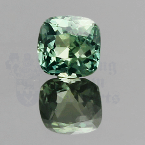 SAPPHIRE 1.08ct Cushion 5.5 Green (NH) GRS024