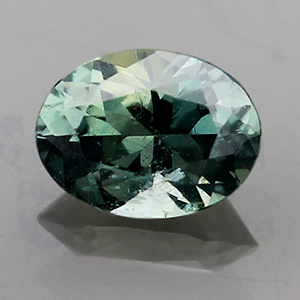 SAPPHIRE 1.56ct Oval 8x6 Green GRS025