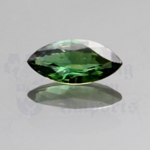 SAPPHIRE .40ct Marquise 7x3.5 Green GRS029