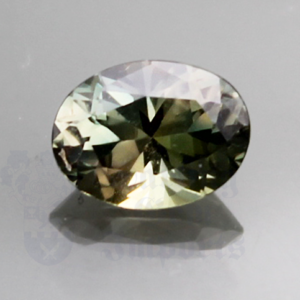 SAPPHIRE 1.61ct Oval 8x6 Green GRS036