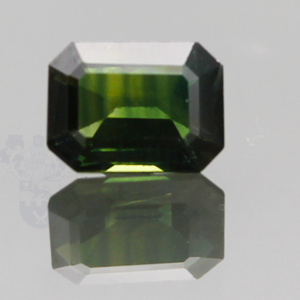 SAPPHIRE 1.81ct Emerald Cut 7.8x5.8 Green GRS038