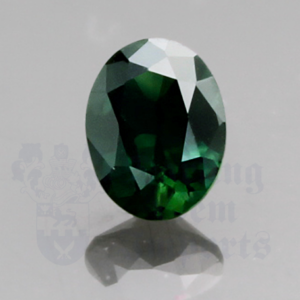 SAPPHIRE 1.45ct Oval 7.9x6 Green GRS045