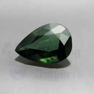 SAPPHIRE 1.13ct Pear 8.6x6 Green GRS050