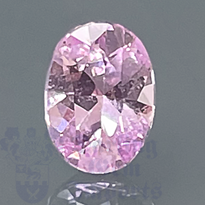 SAPPHIRE .68ct Oval 6.4x4.6 "Baby Pink" PKS095
