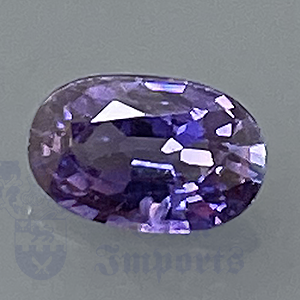 SAPPHIRE .73ct Oval 6.6x4.2 Purple PPS035