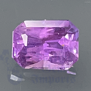 SAPPHIRE .80ct Radiant 5.9x4.5 Purple PPS043