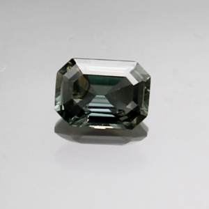 Sapphire 1.07ct Emerald Cut 6.8x5 Green BOS132