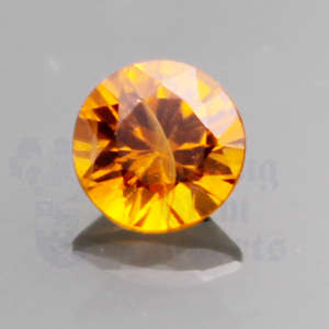 SAPPHIRE .58ct Round 5 Orange ORS029