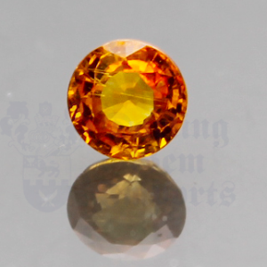 SAPPHIRE 1.08ct Round 5.7 Orange ORS048