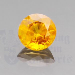 SAPPHIRE 1.09ct Round 6 Orange ORS049