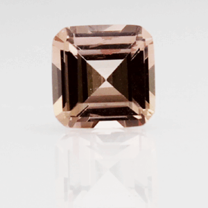 Lab Peach Sapphire 2.14ct Octagon 7 BOS342