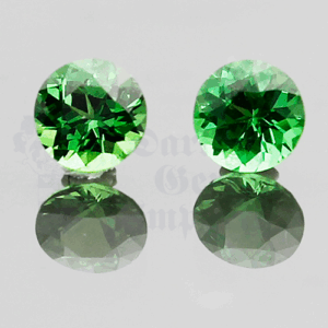 Garnet .82ctw Round 4.5 Tsavorite-Pair GA087